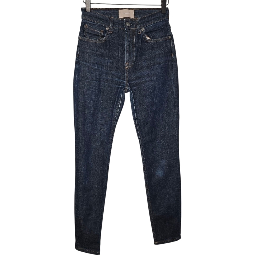 Everlane Womens Dark Wash High Rise Classic Skinny Leg Denim Jeans Size 26